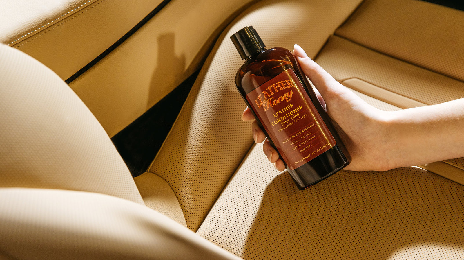 Leather Honey Leather Cleaner - Quality Leather Care, Made in The USA Since  1968 - Leather Cleaner for Auto Interiors, Furniture, Shoes, Bags